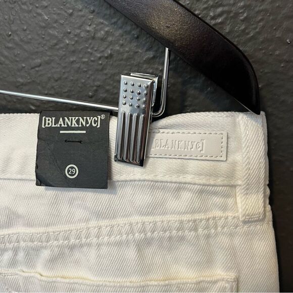 Blank NYC High Rise Distressed Denim Cutoff Jean Short - Picture 5 of 9